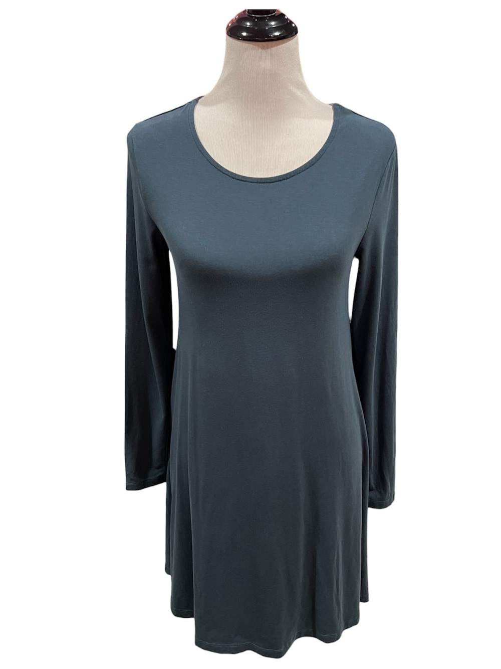 Free Fly Women’s Blue Bamboo Long Sleeve Knit Dress Size Medium